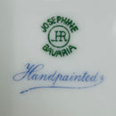 (4) Josephine Bavaria Handpainted Marechal Niel Rose Flower 7 3/4" Salad Plates