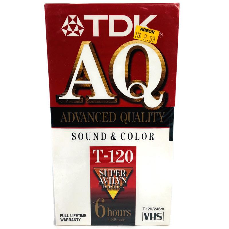 TDK Advance Quality AQ Sound & Color 6 Hour T-120 Blank VHS
