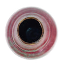 9" Ceramic Red Blue Green Handmade Vase