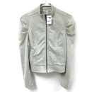 Charlotte Russe Medium (M) Zip Up Grey Cream Jacket M1292