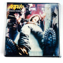 Anthrax Spreading The Disease 1.5" Pinback Square Pin