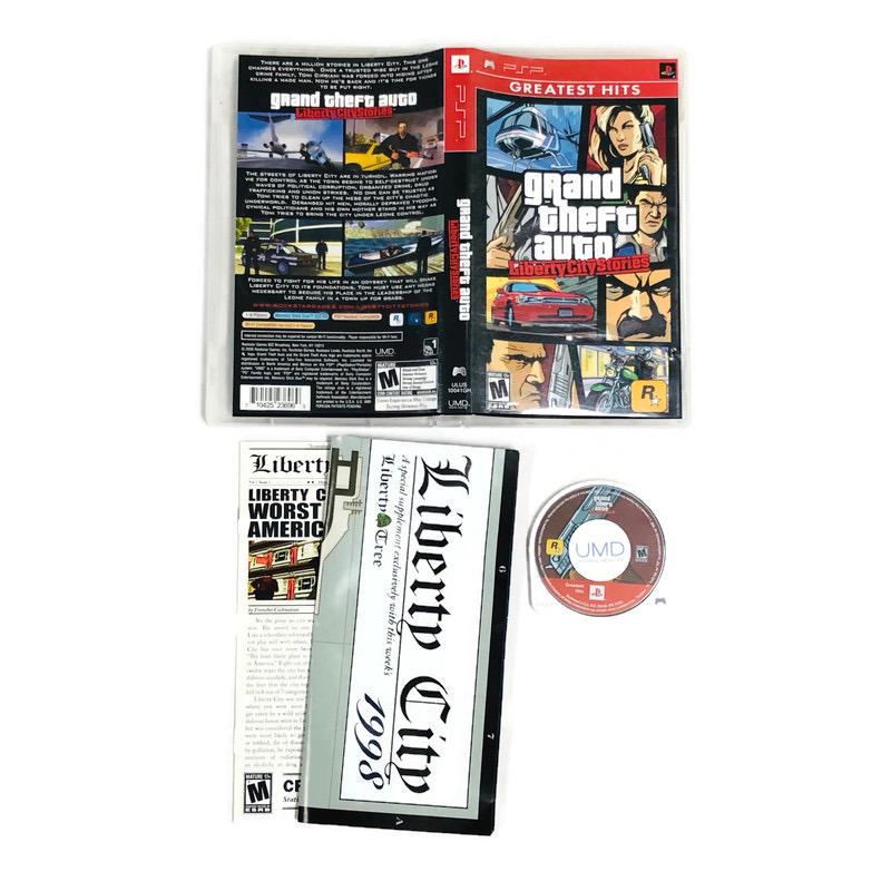 Grand Theft Auto Liberty City Stories Greatest Hits Sony Playstation Portable