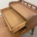 Mersman Vintage Maple Wood 2 Tier Side End Table w/ Drawer