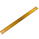 Westcott 18" Vintage Metal Edge Wooden Ruler