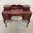 6 Drawer Fold Down Mirror Vanity Make Up Table w/ Stool