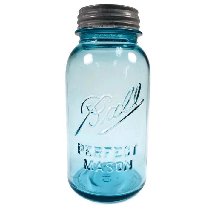 Ball Perfect Mason 8.25" Blue Canning Jar