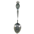 Monaco Girl Guy Crown Silver Plate 4.25" Tea Spoon