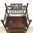 Vintage 4-Tier Shelf Rope Post Storage Rack Stand
