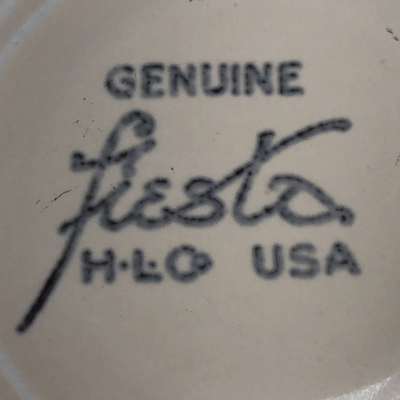 Fiesta Homer Laughlin HLC Vintage Ivory Fiestaware 6" Saucer Cup Plate