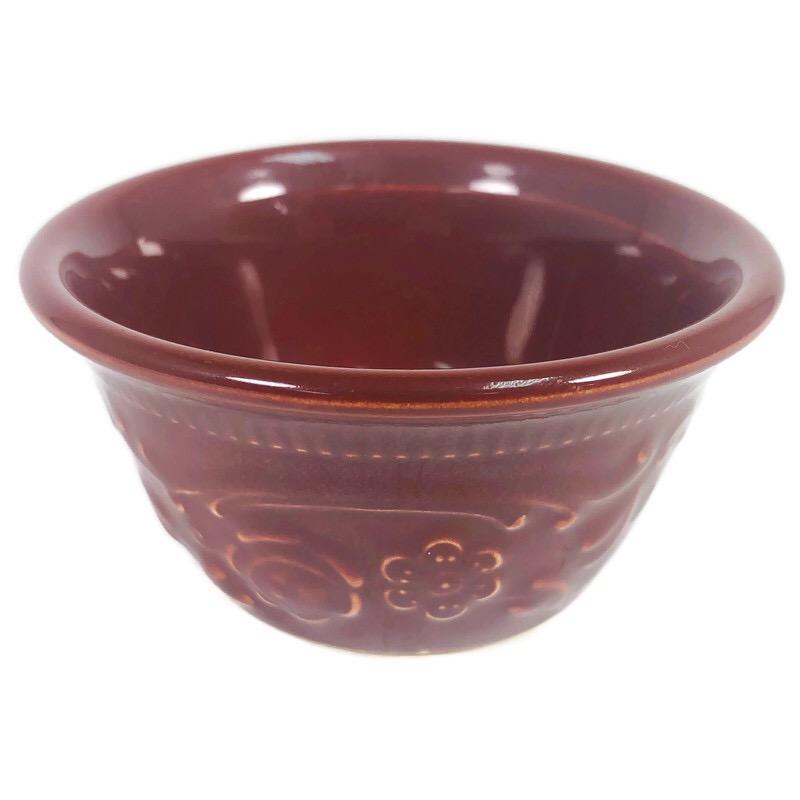 Oven Serve Ware Taylor Smith TST Brown Custard Cup Bowl