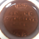 Oven Serve Ware Taylor Smith TST Brown French Casserole Soup Handle Bowl