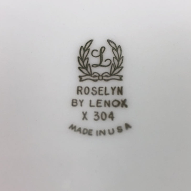 Lenox Roselyn Ivory Rose Gold Trim 10.5" Dinner Plate X304
