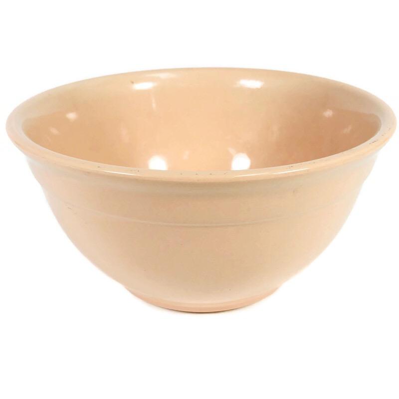 Vintage Pale Pink Ceramic 7" Mixing Nesting Bowl 107 USA