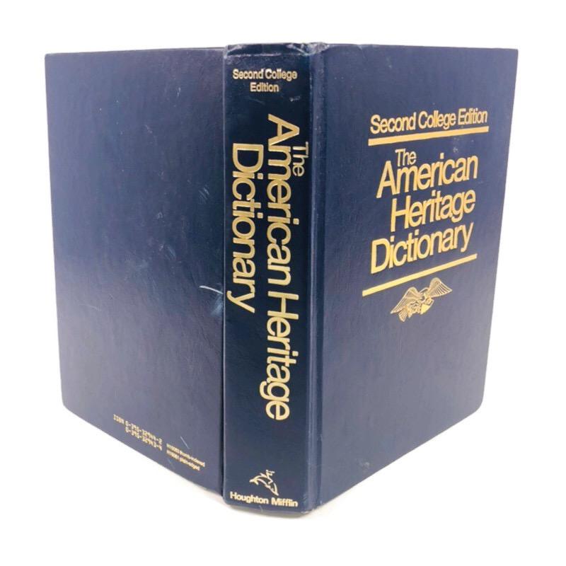 The American Heritage Dictionary Second College Edition 1985 Book