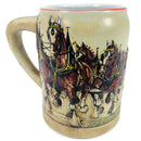 Budweiser 1980 Champion Clydesdales Holiday Beer Stein Mug