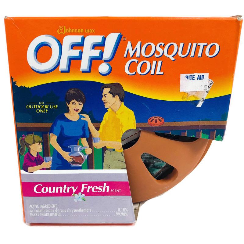 Off! Patio Deck Mosquito Coil Country Fresh Scent Pot