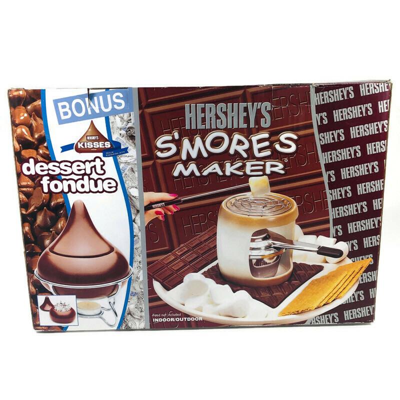 Hersheys Smores Maker + Hersheys Kisses Dessert Fondue Set