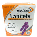 (100) Sure Lance Universal Lancing Devices Lancets