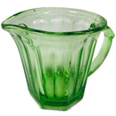 Hazel Atlas A & J Green Depression Glass 1 Qt Pitcher