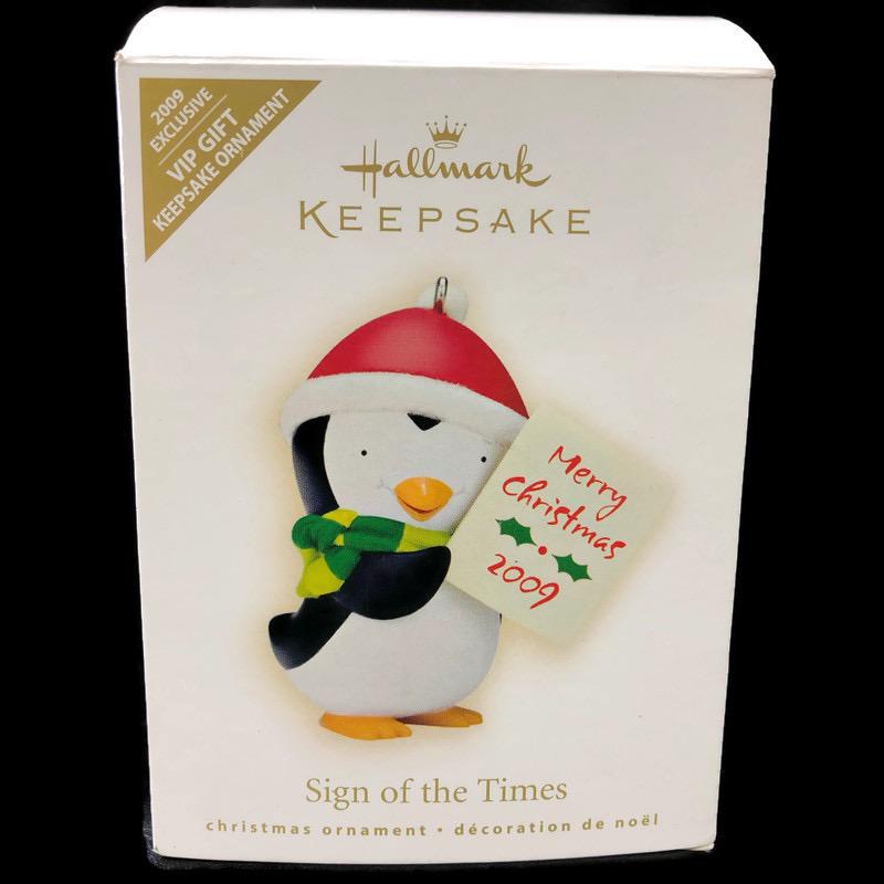 Hallmark Keepsake Sign Of The Time 2009 Exclusive Ornament