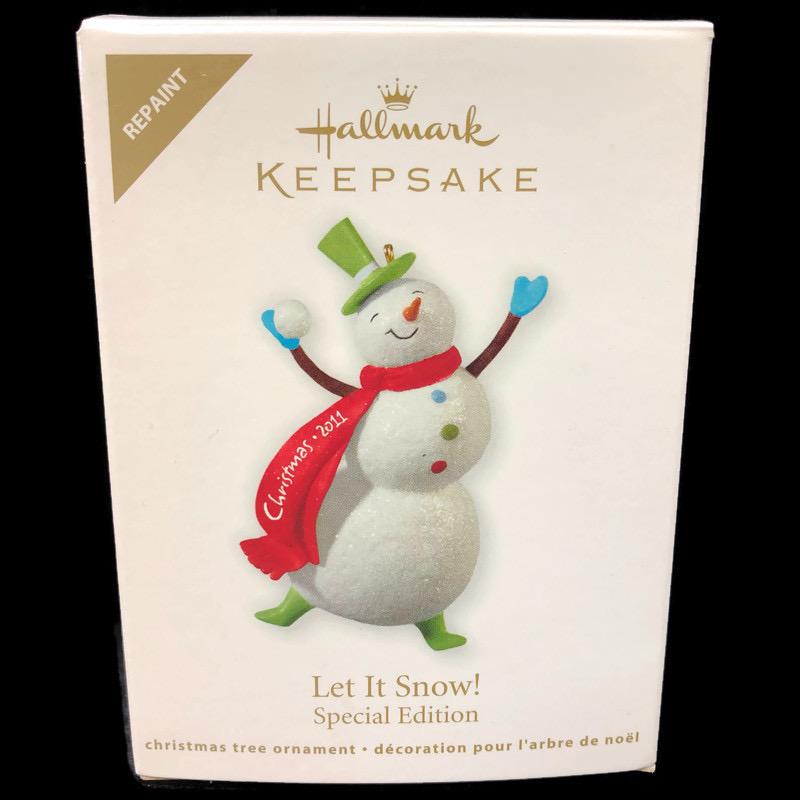 Hallmark Keepsake Let It Snow 2011 Special Edition Repaint Ornament