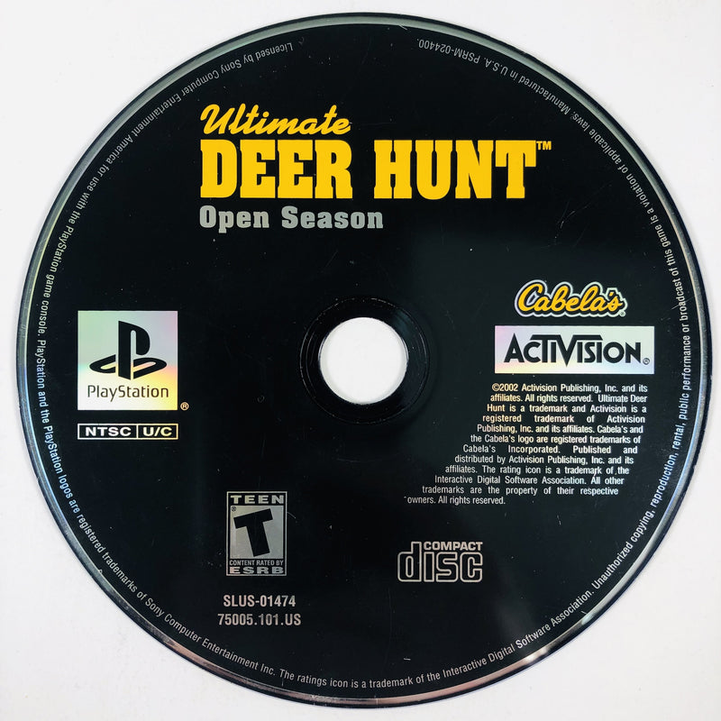 Ultimate Deer Hunt Open Season Sony Playstation 1 PS1