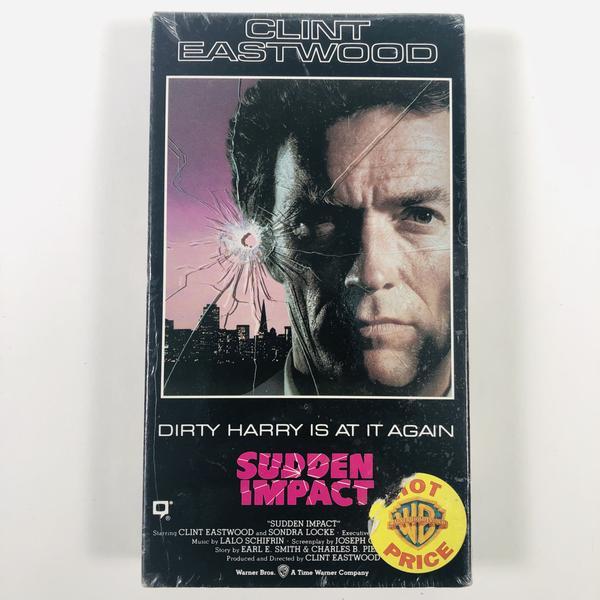 Sudden Impact Dirty Harry Is At It Again Clint Eastwood VHS Tape