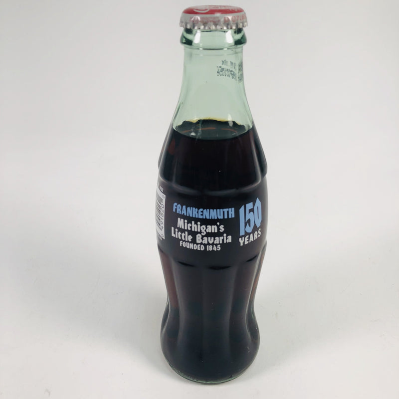 Coca-Cola (Coke) Classic Glass Bottle Frakenmuth 150 Years Michigan's Little Bavaria