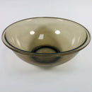 Pyrex Large 4-QT Amber Smoke Black Glass Mixing Bowl