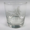 Imported Black Velvet Canadian Bear Logo Whisky Cocktail Glass