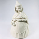 Metlox Lady Of Mystery Cinderella Ceramic White 11.5" Cookie Jar