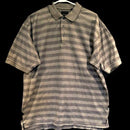 IZOD Double Mercerized Mens Short Sleeve Gray Polo