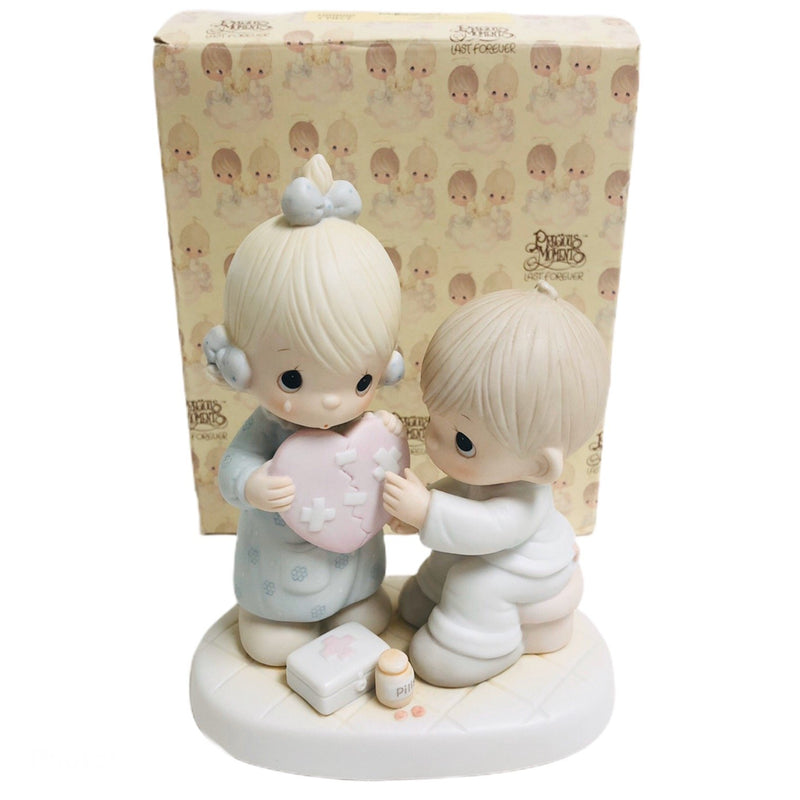 Precious Moments Hes The Healer Of Broken Hearts 6" Figurine 100080 SIGNED SAM BUTCHER