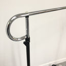 Clothing Height Adjustable Hanging Storage + Bottom Shoe Rack On Wheels