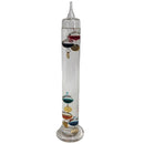 Galileo Water Filled Glass 14.5" Tube Floating Guage Thermometer