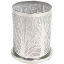 PartyLite Enchanted Woodland Trees Candle Sleeve Cover Votive Hurricane