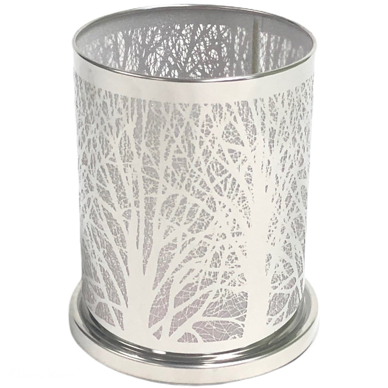PartyLite Enchanted Woodland Trees Candle Sleeve Cover Votive Hurricane