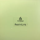 PartyLite 3 Pc Green Flowers 9"x10" Metal Candle Stand Holder Set