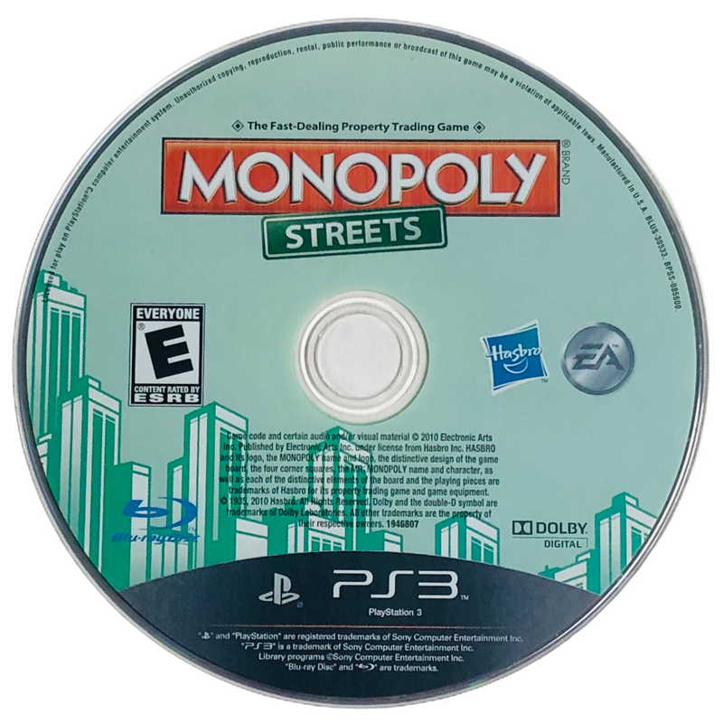 Monopoly Streets Sony Playstation 3 PS3