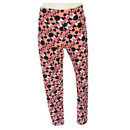 LuLaRoe Tall Curvy Minnie Mouse Print Peach Leggings