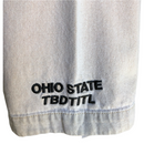 Three Rivers Mens Short Sleeve Denim Button Down Ohio State Shirt