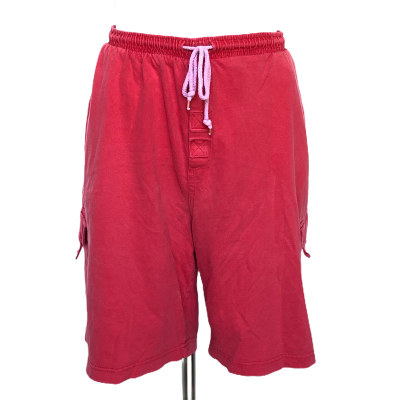 Pro Edge Red Ohio State Drawstring Elastic Waist Shorts