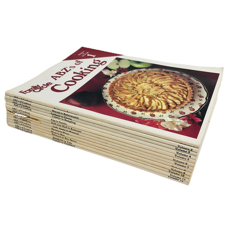 Family Circle ABZ's Of Cooking 1-12 Volumes Cook Book Set