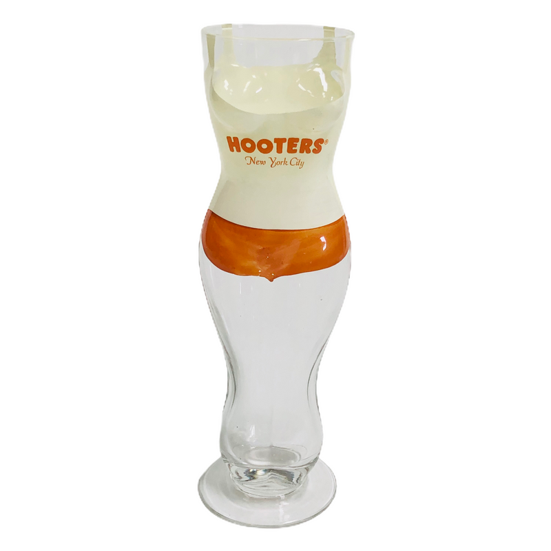 Hooters New York City Girl Bust 10" Beer Cocktail Beverage Glass