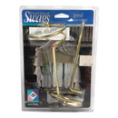 Graber Sensational Swags Brass Finish Spiral Swagholders/Holdback Pair