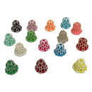 (15) Rubber Elastic Flower Christmas Light Covers - Random Colors