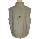 Gear For Sports Mens Beige Blue Fleece Lined Vest