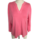 Talbots Womens 3/4 Sleeve V-Neck Sweater