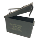 U.S. Military 200 Cartridge 7.62 MM-M82 Cartons Metal Ammunition Ammo Box