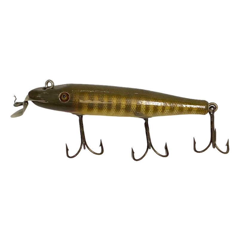 Vintage Fishing Lure Creek Chub Striper Pikie/ Wooden Tack Eye/ 6800 Pikie  5 -  Canada